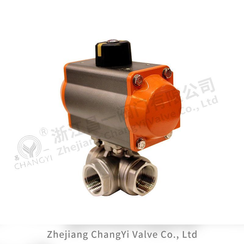 氣動三通高平臺球閥